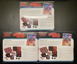3x Pokemon TCG: SV DESTINED RIVALS Elite Trainer Box LOT - FACTORY SEALED - Image 2