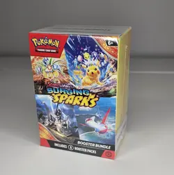 Pokemon TCG Scarlet & Violet Surging Sparks Booster Bundle 6 Packs New Sealed - Image 1