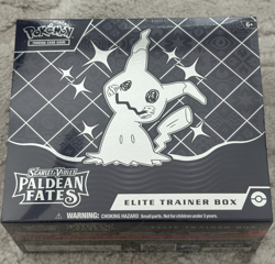 Scarlet Amd Violet Paldean Fates Pokemon Center Elite Trainer Box ETB New Sealed - Image 2