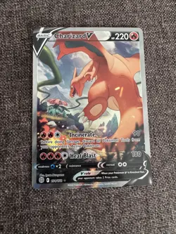 Pokemon TCG Charizard V Alt Art Sword & Shield: Brilliant Stars Holo Ultra Rare - Image 1