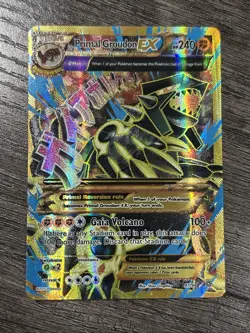 Primal Groudon EX (Shiny Full Art) 97/98 XY - Ancient Origins Holo Pokemon TCG - Image 1