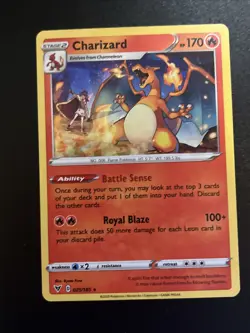 Pokemon - Charizard - (Cracked Ice Holo) - 025/185 - Deck Exclusives - Holo - Image 1