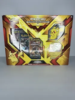 SEALED Pokemon TCG Pikachu Sidekick Collection Box (Sun & Moon/Burning Shadows) - Image 1