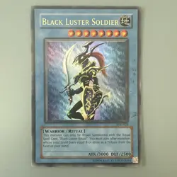 Black Luster Soldier SYE-024 Ultra Rare Unlimited LP Yugioh - Image 1