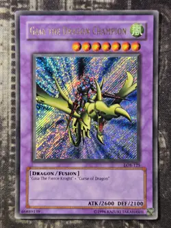 GAIA THE DRAGON CHAMPIONSHIP - Secret Rare Ultra Misprint NM Near Mint LOB-125 - Image 1