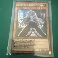 Yugioh - Ghost Belle & Haunted Mansion RA01-EN011 1st Edition Secret Rare NM - Image 1