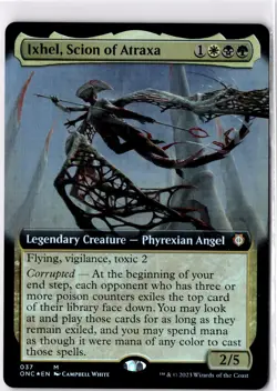 Ixhel Scion Of Atraxa NM* FOIL EXTENDED Phyrexia Be One Commander 037-UnltdCards - Image 1
