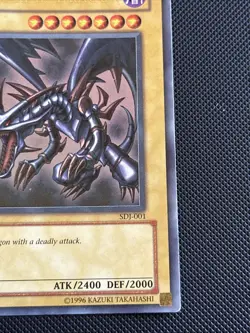 Yu-Gi-Oh Red-Eyes Black Dragon SDJ-001 1st Edition Ultra Rare MP Condition - Image 4
