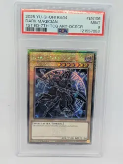 Yu-Gi-Oh | Dark Magician (7) | RA04-EN106 | PSA 9 - Image 1