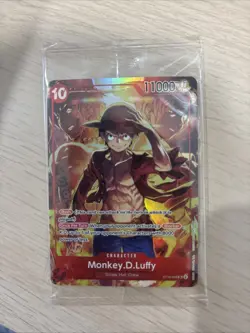 One Piece Card Game CCG TCG Treasure Booster Monkey.D.Luffy ST10-006 SR Promo - Image 1