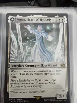 Magic The Gathering Final Fantasy Venat, Heart Of Hydaelyn RARE Near Mint - Image 1