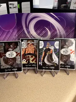one piece your turn 1000 don card 4 Card Lot ! Free Shipping ! - Image 1