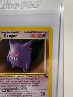Pokemon TCG Gengar Fossil Holo Card 5/62 Unlimited Rare, LP Vintage - Image 3