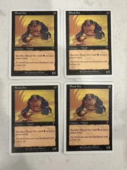 Magic the Gathering MTG Play Set Of 4 Cards Blood Pet - Image 1