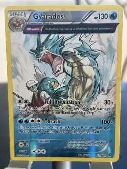 Pokemon Gyarados TCG Full Art Holo Rare Card 21/98 XY Ancient Origins - Image 1