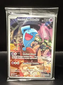 Pokemon SV: Scarlet & Violet Promo Cards #203 Team Rocket's Wobbuffet Sealed B - Image 1