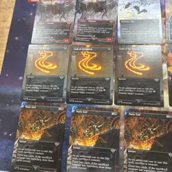 MTG LoTR Borderless Card Lot Of 20 Rare Full Art Uncommon Unplayed Magic - Image 2