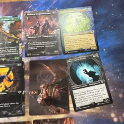 MTG LoTR Borderless Card Lot Of 20 Rare Full Art Uncommon Unplayed Magic - Image 4