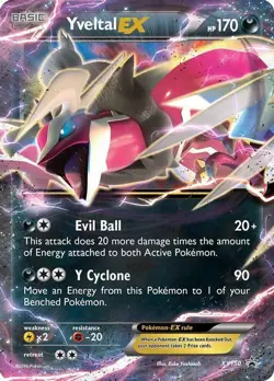 Yveltal EX XY150 Pokemon Card Holo Rare Promo Near Mint / Mint - Image 1