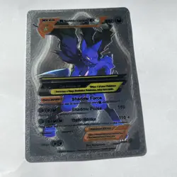 Mega M Shadow Lucario EX 159/300 Silver Foil Fan Art Card Dark Strike🔥🔥🔥 - Image 1