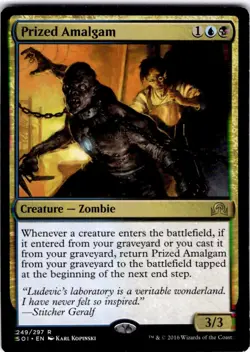 MTG Prized Amalgam Shadows over Innistrad Rare #249 - Image 1
