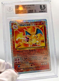 Pokemon Cards - BGS 8.5 Charizard 3/110 - Reverse Holo Legendary Collection PSA - Image 4