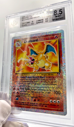 Pokemon Cards - BGS 8.5 Charizard 3/110 - Reverse Holo Legendary Collection PSA - Image 5
