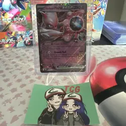 Pokemon TCG Team Rockets Mewtwo EX Double Rare Card 081/182 Destined Rivals - Image 1