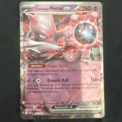Pokemon TCG Team Rockets Mewtwo EX Double Rare Card 081/182 Destined Rivals - Image 3