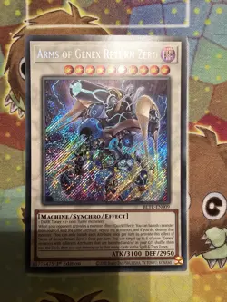 BLTR-EN009 Arms of Genex Return Zero : Secret Rare Card : 1st Edition YuGiOh TCG - Image 1