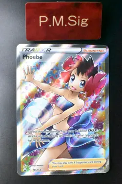 Phoebe 161/163 Battle Styles 2021 Holo Rare Full Art Pokemon Card - Image 1