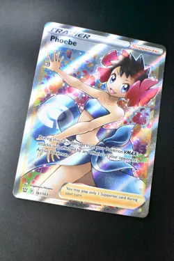 Phoebe 161/163 Battle Styles 2021 Holo Rare Full Art Pokemon Card - Image 3