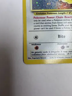 Eevee 11/53 Wotc Black Star Promo Holo #11 Vintage Pokemon Card - Image 5