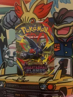 Phantasmal Flames: Trainer Tip Card With Mega Heracross - Image 1