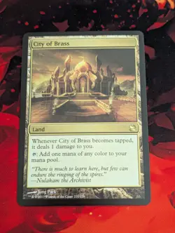 MTG Sticker CEDH City of Brass - Image 1