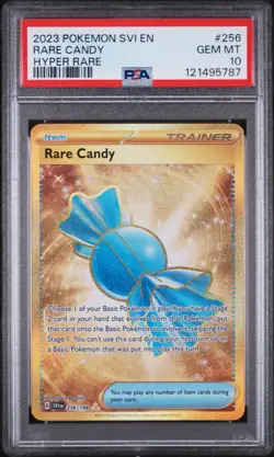 PSA 10 Rare Candy 256/198 Scarlet & Violet Base Set Holo Pokemon Card - Gem Mint - Image 1