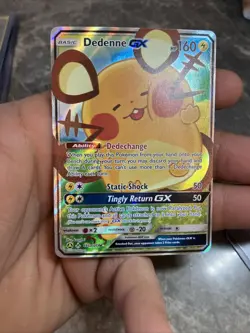 Dedenne GX 195a/214 Alternate Art Promos Holo Card Near Mint Condition - Image 1