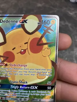 Dedenne GX 195a/214 Alternate Art Promos Holo Card Near Mint Condition - Image 2