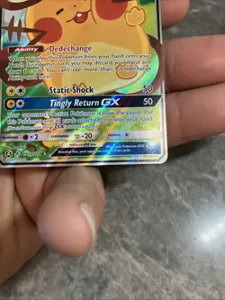 Dedenne GX 195a/214 Alternate Art Promos Holo Card Near Mint Condition - Image 4
