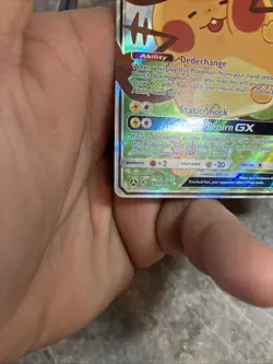 Dedenne GX 195a/214 Alternate Art Promos Holo Card Near Mint Condition - Image 5
