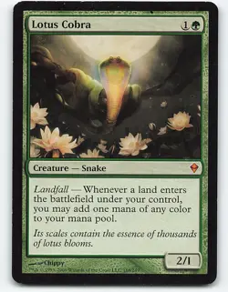 Lotus Cobra #168 Magic the Gathering Card - Image 1