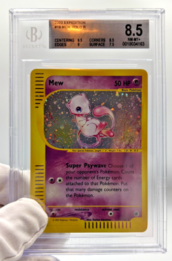 Pokemon Cards - BGS 8.5 Mew 19/165 - Expedition Base Set SWIRL - Holo - PSA - Image 4