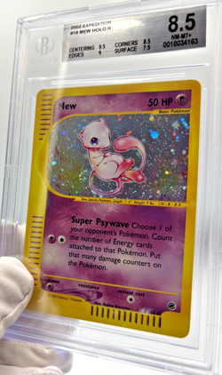 Pokemon Cards - BGS 8.5 Mew 19/165 - Expedition Base Set SWIRL - Holo - PSA - Image 5