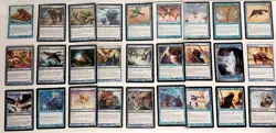 LOT 500+ MAGIC THE GATHERING CARDS COLLECTION MTG 1993 - 2006 RED BLUE FOIL - Image 3