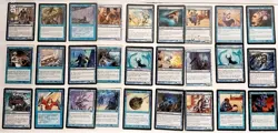 LOT 500+ MAGIC THE GATHERING CARDS COLLECTION MTG 1993 - 2006 RED BLUE FOIL - Image 4