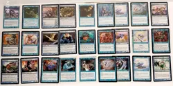 LOT 500+ MAGIC THE GATHERING CARDS COLLECTION MTG 1993 - 2006 RED BLUE FOIL - Image 5