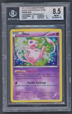 Pokemon Cards - BGS 8.5 Mew BW98 - Black Star Legendary Treasures Promo - PSA - Image 1