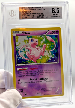 Pokemon Cards - BGS 8.5 Mew BW98 - Black Star Legendary Treasures Promo - PSA - Image 4