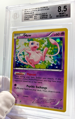 Pokemon Cards - BGS 8.5 Mew BW98 - Black Star Legendary Treasures Promo - PSA - Image 5