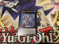 Mermail Abysstrite CBLZ-EN050 1st Super Rare NM Yugioh Card - Image 1